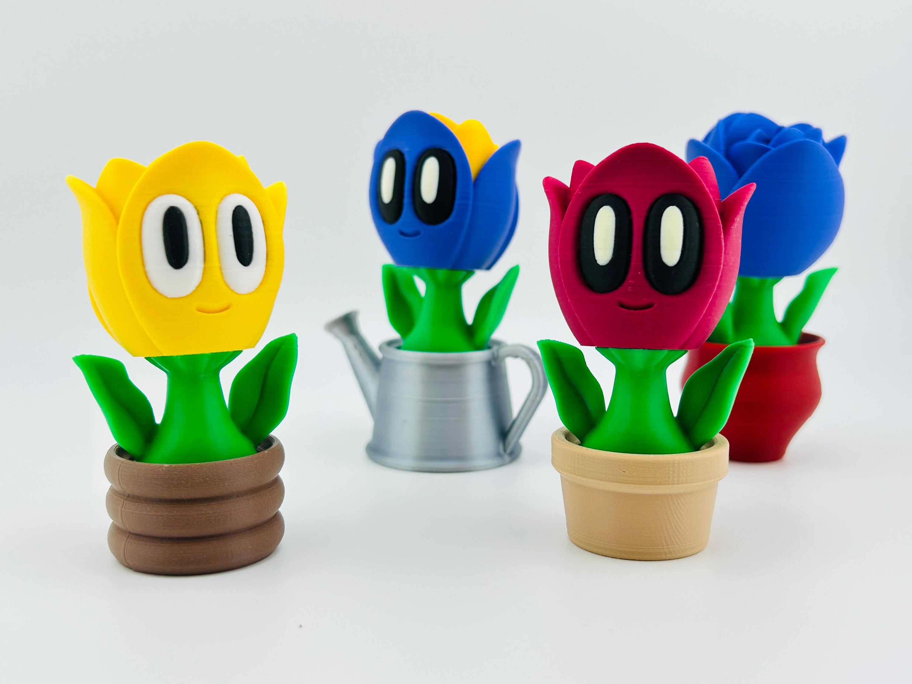 3D Printed Plants and Flowers Fidgets