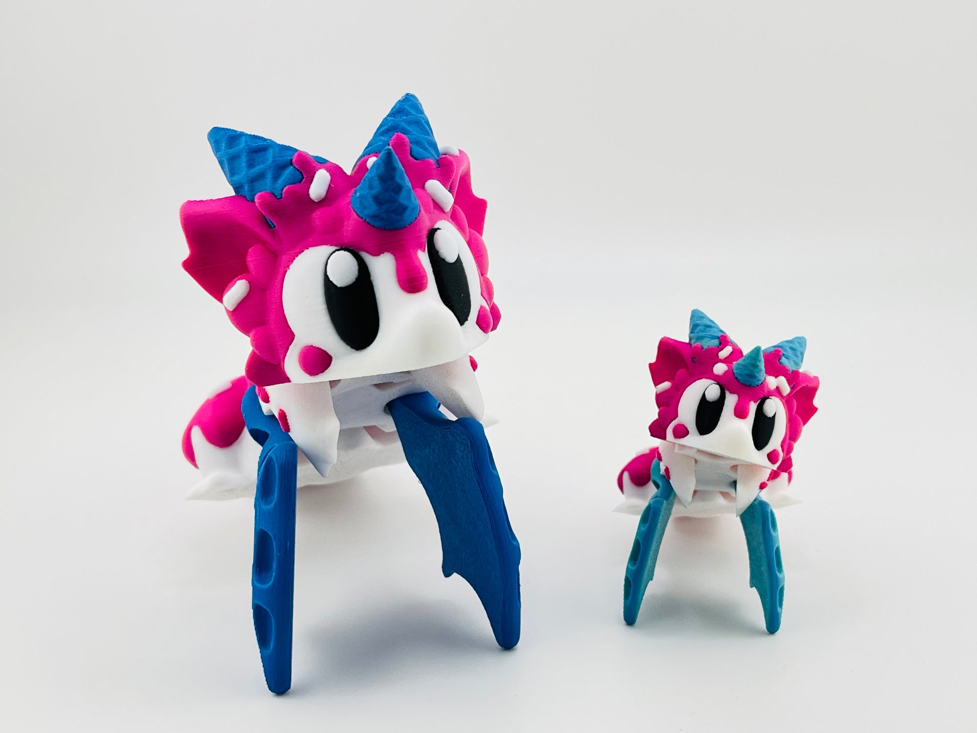 Sugar Rush Dragon Pink Blue Extra Large Fidget
