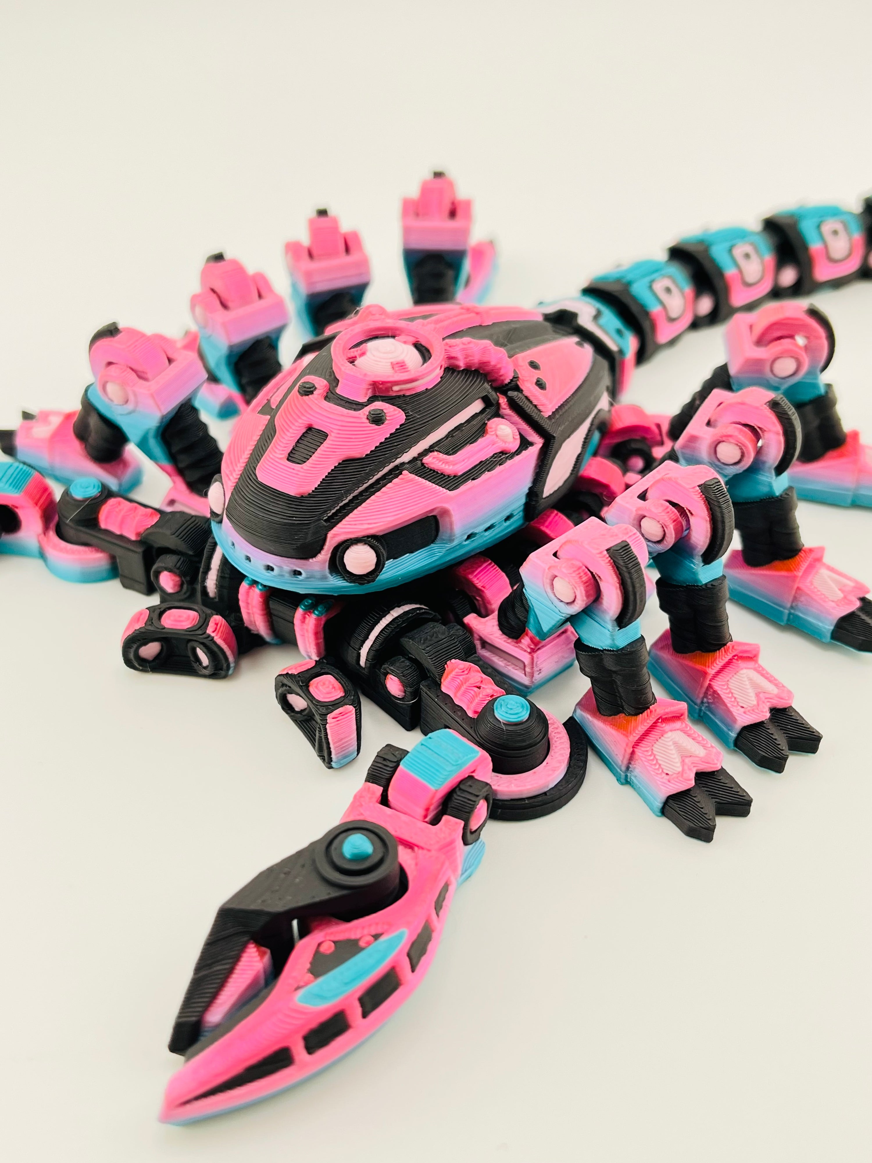 Cyber Scorpion Pink Gradient Fidget