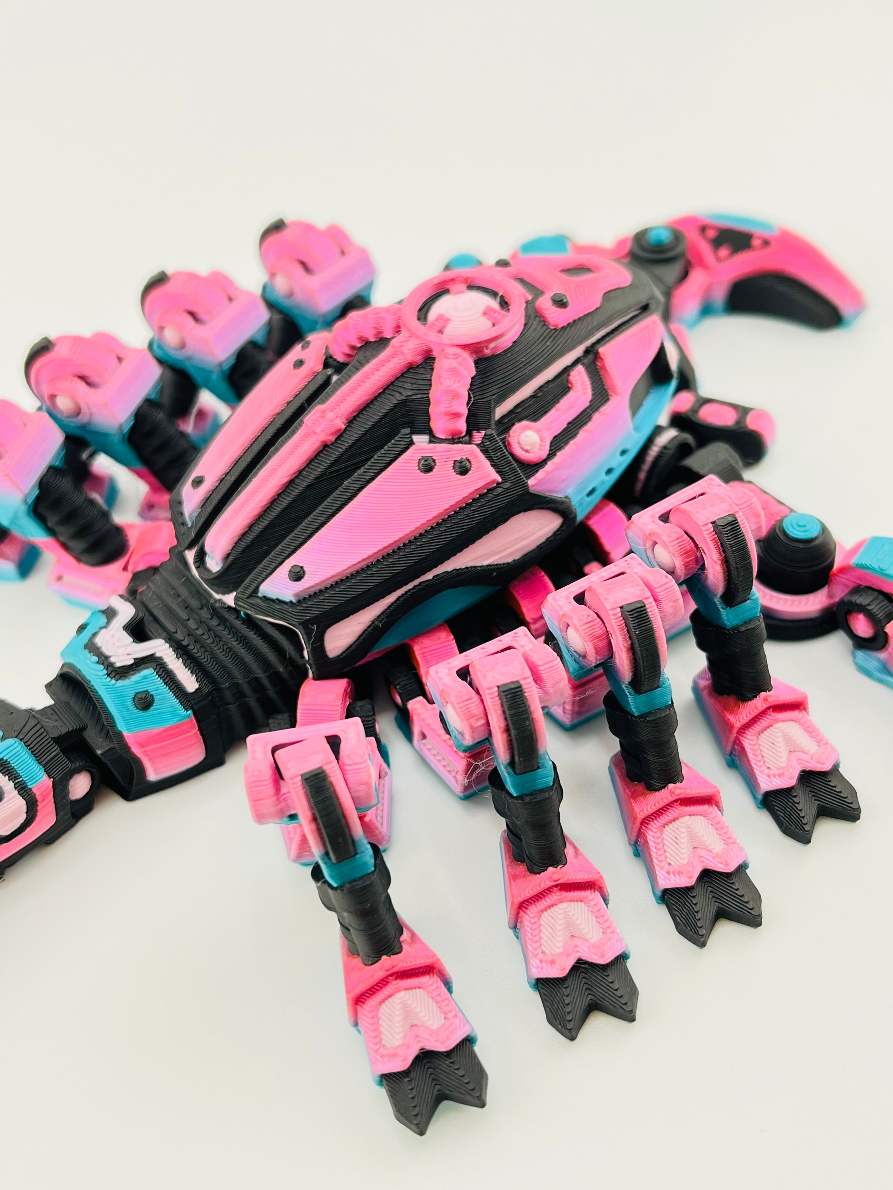 Cyber Scorpion Pink Gradient Fidget