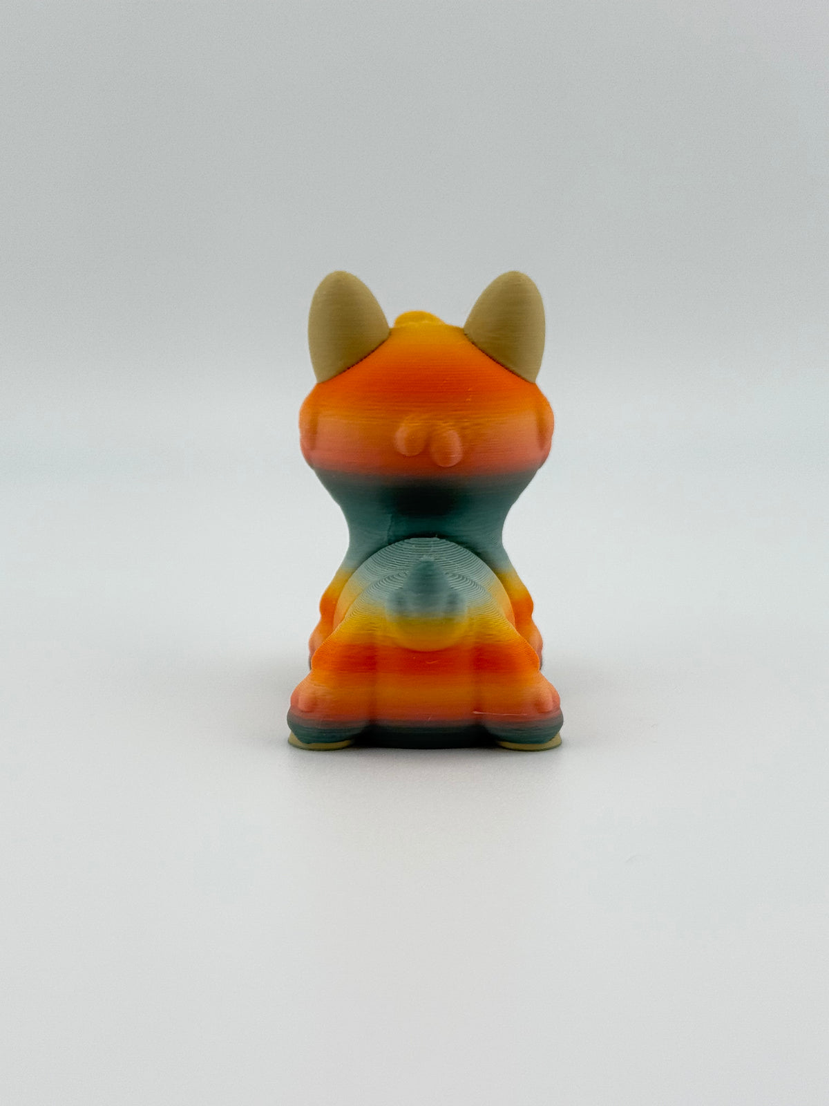 Orange Grass Mud Horse Fidget Toy