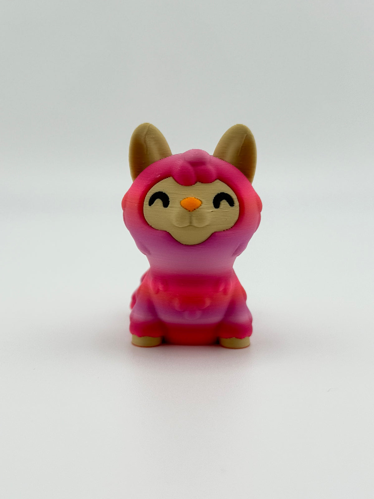 Pink Grass Mud Horse Fidget Toy