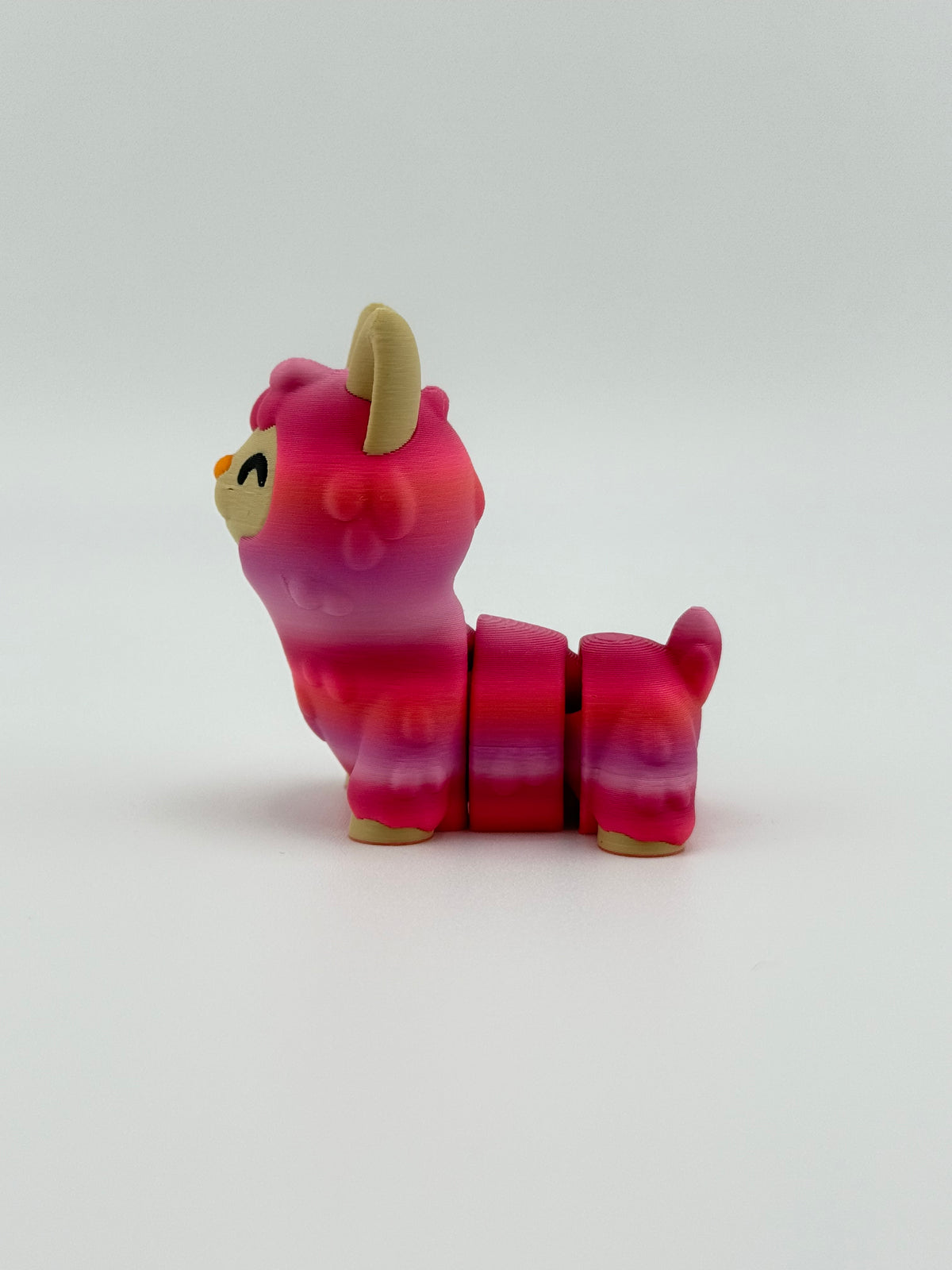 Pink Grass Mud Horse Fidget Toy