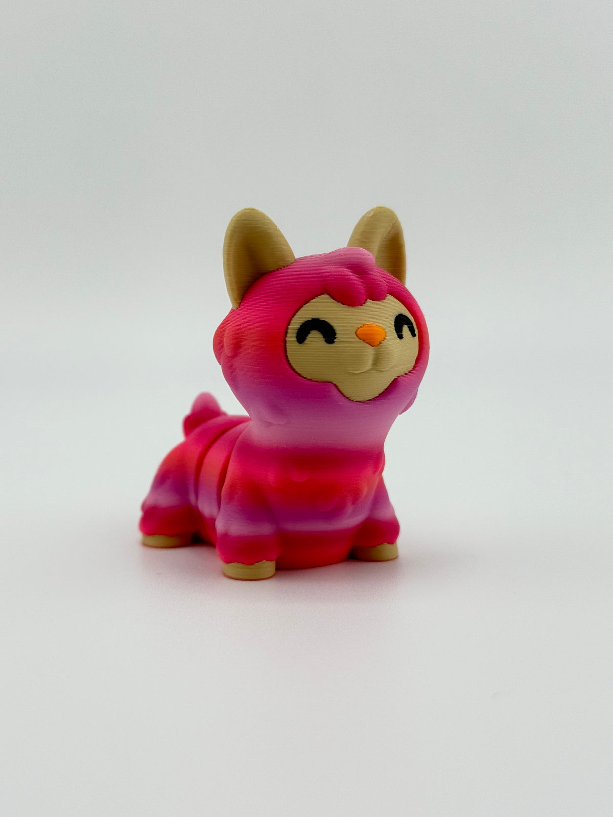Pink Grass Mud Horse Fidget Toy