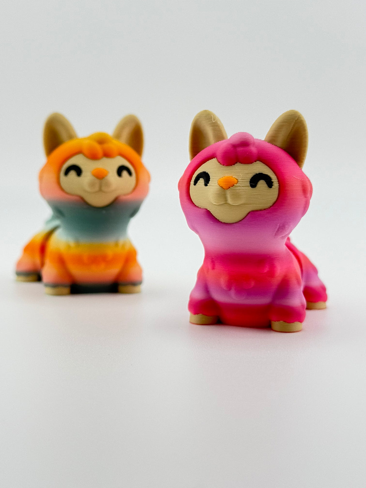 Pink Grass Mud Horse Fidget Toy