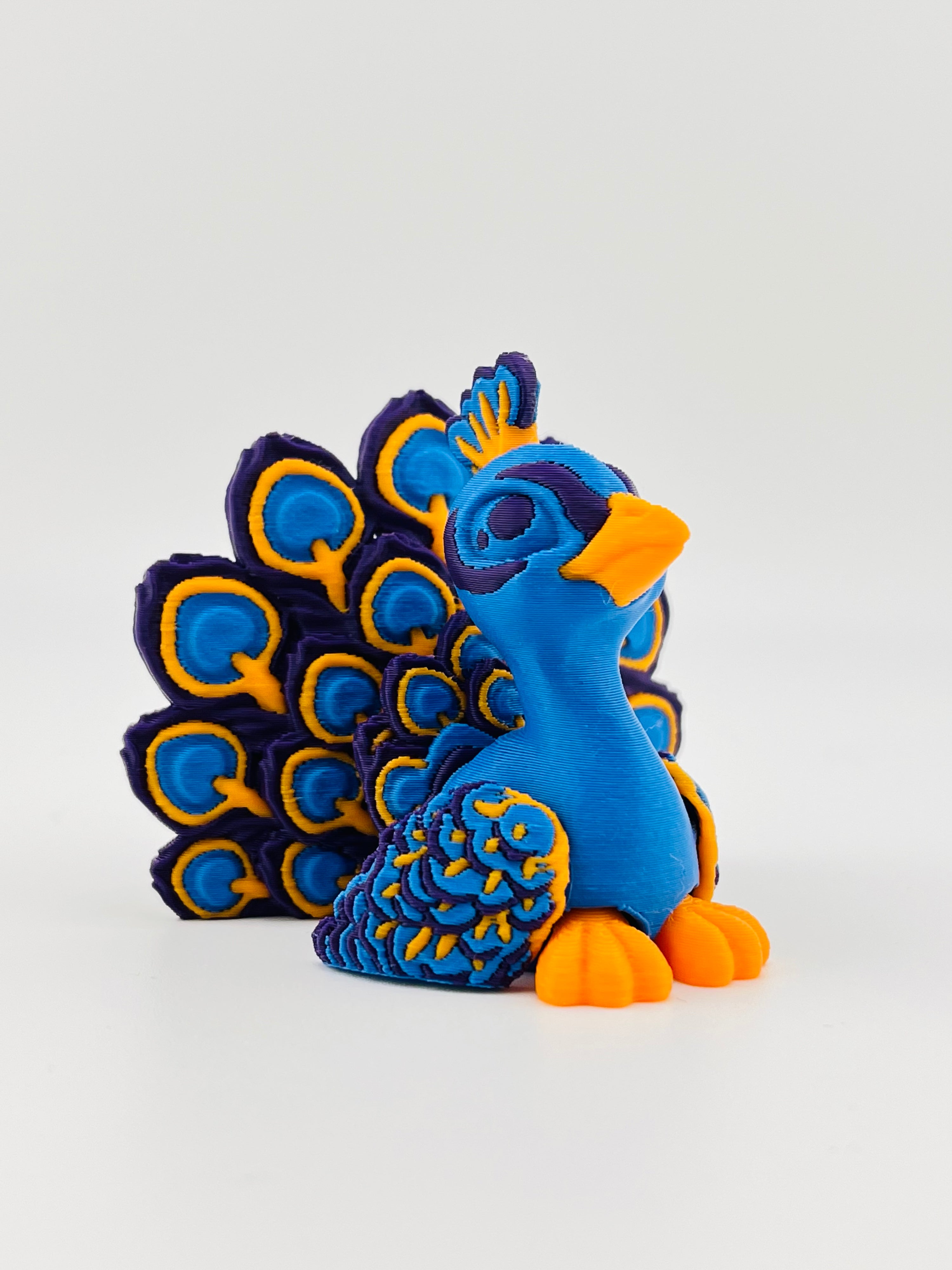 Tiny Peacock Fidget Toy