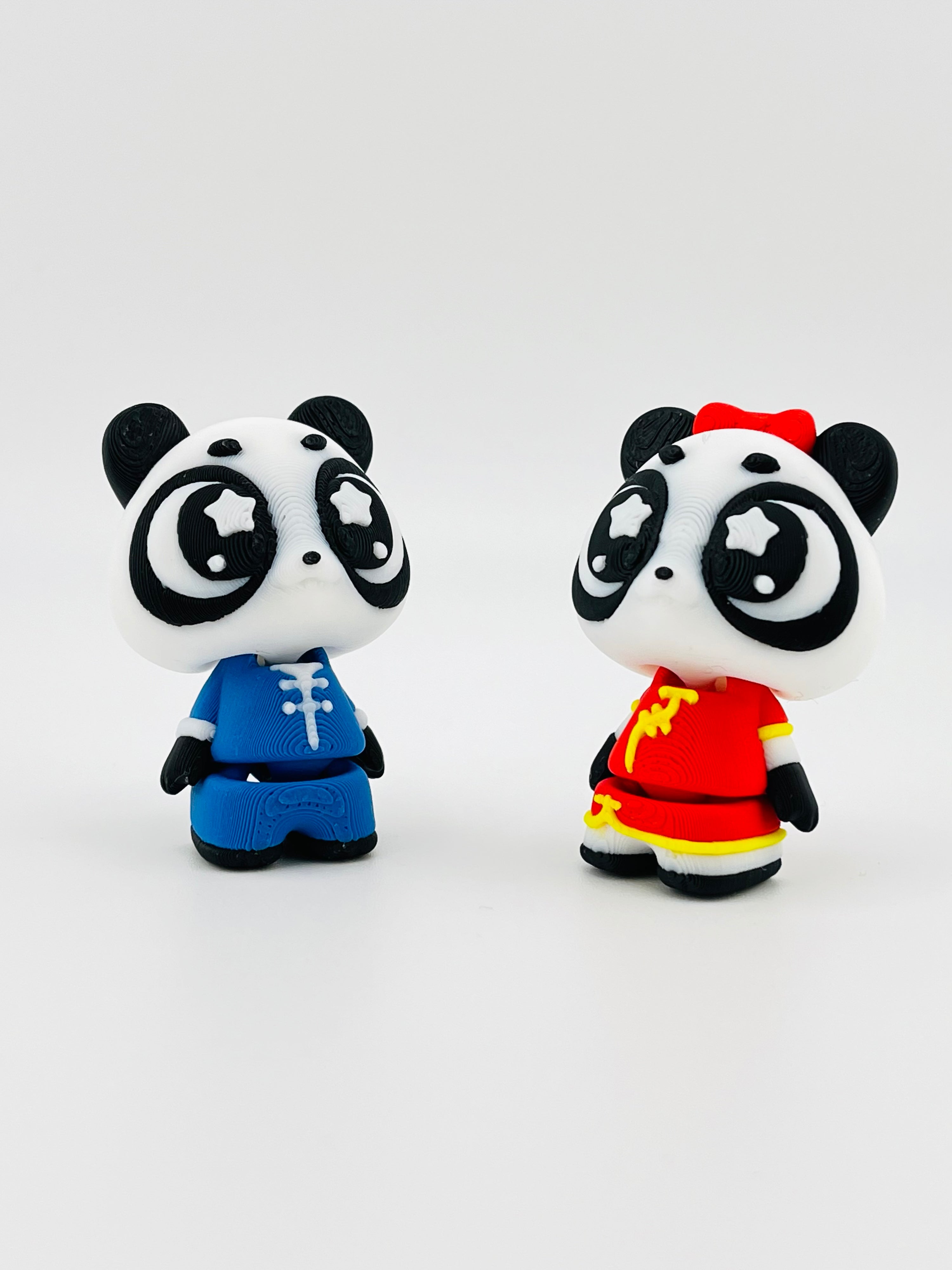 Blue Panda Tangzhuang Fidget