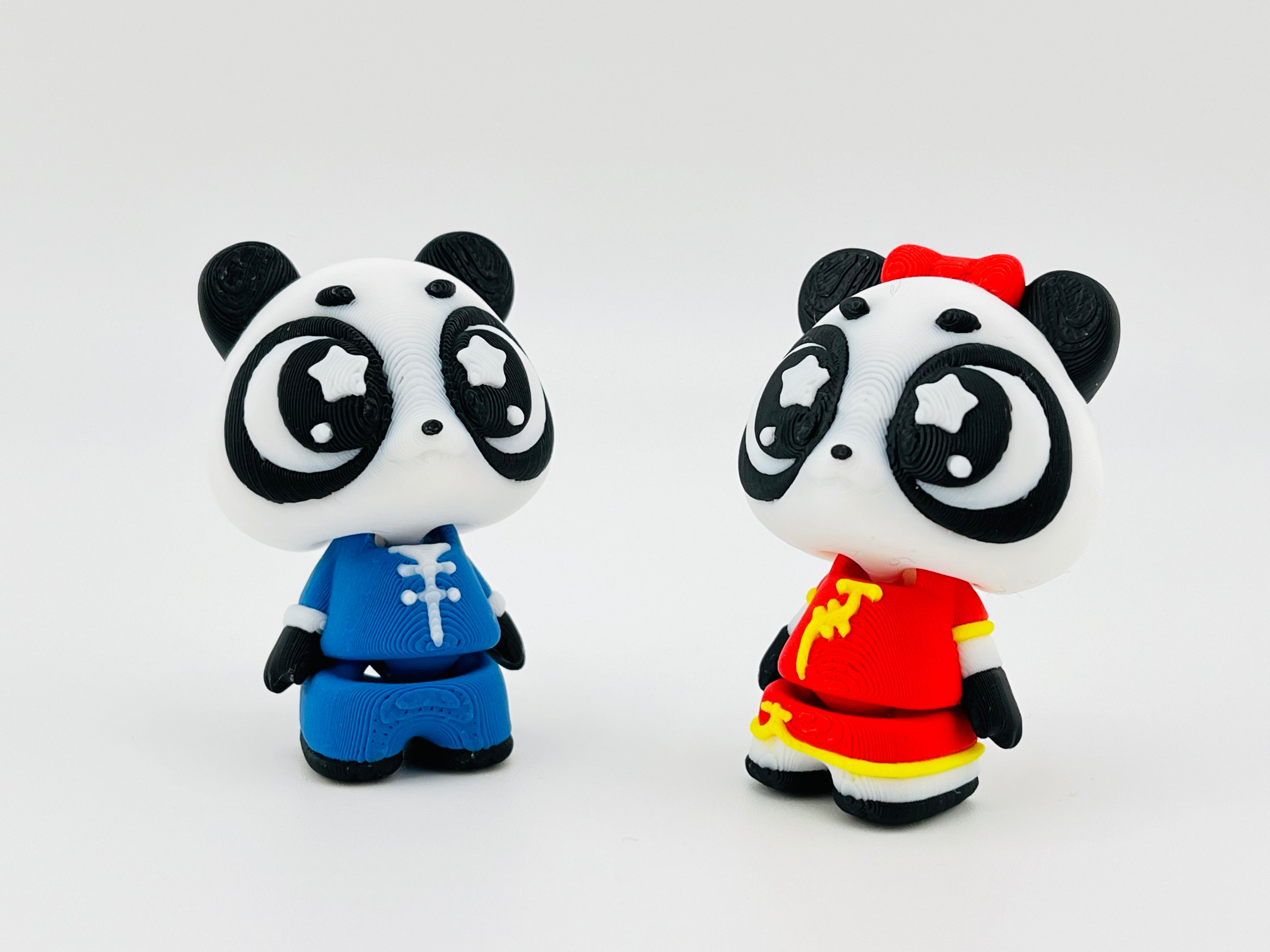 Blue Panda Tangzhuang Fidget