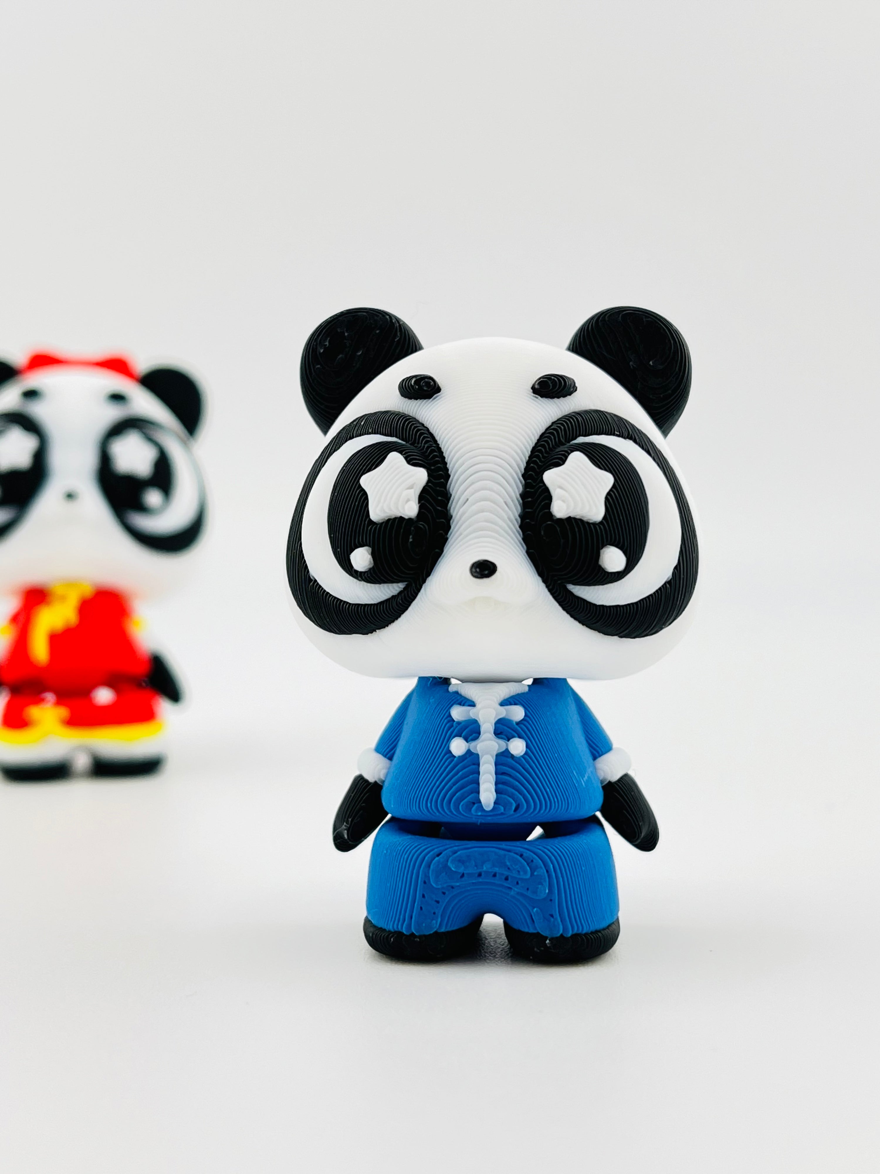 Blue Panda Tangzhuang Fidget