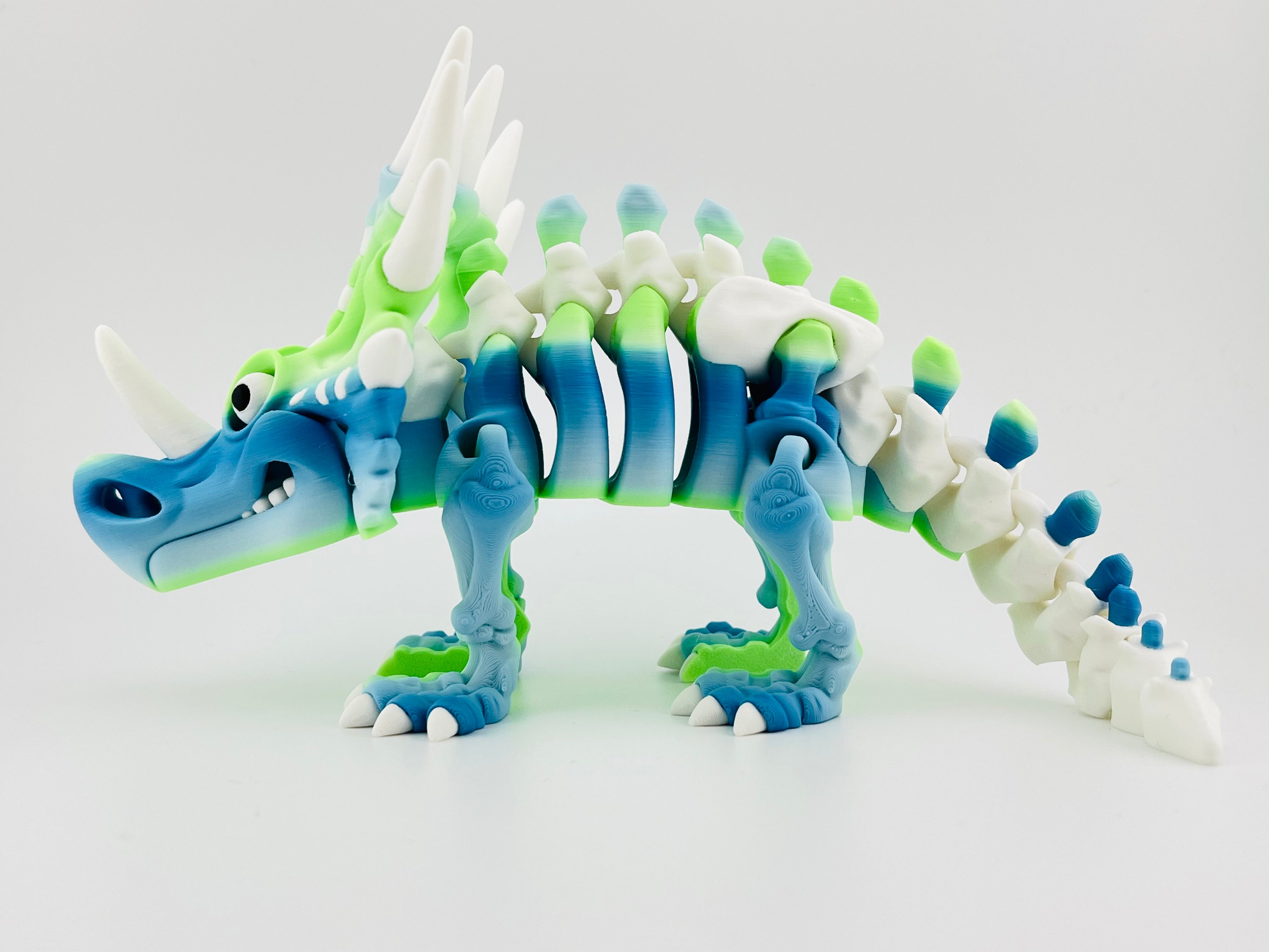 Skeleton Styracosaurus Meadow Fidget