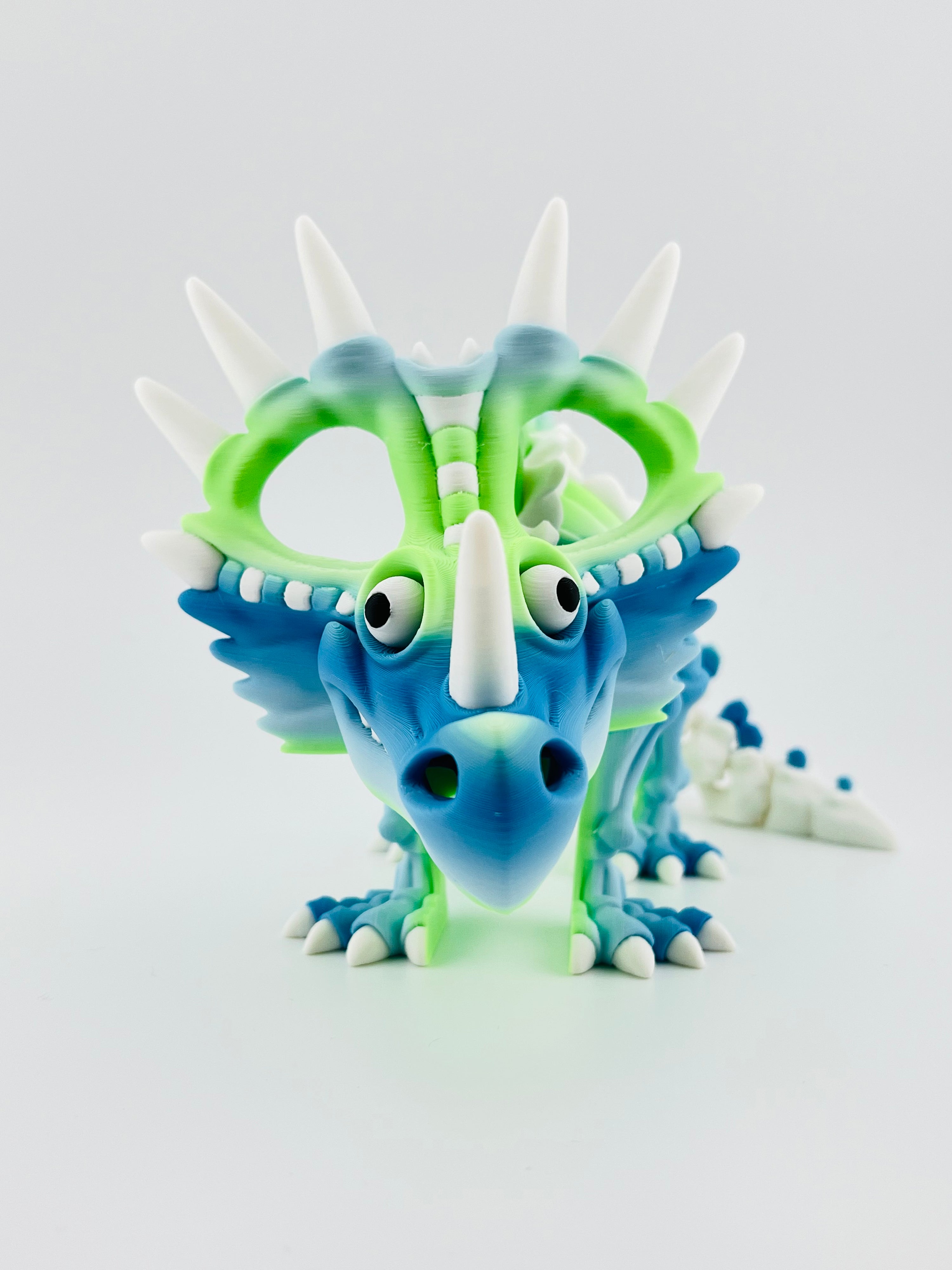 Skeleton Styracosaurus Meadow Fidget