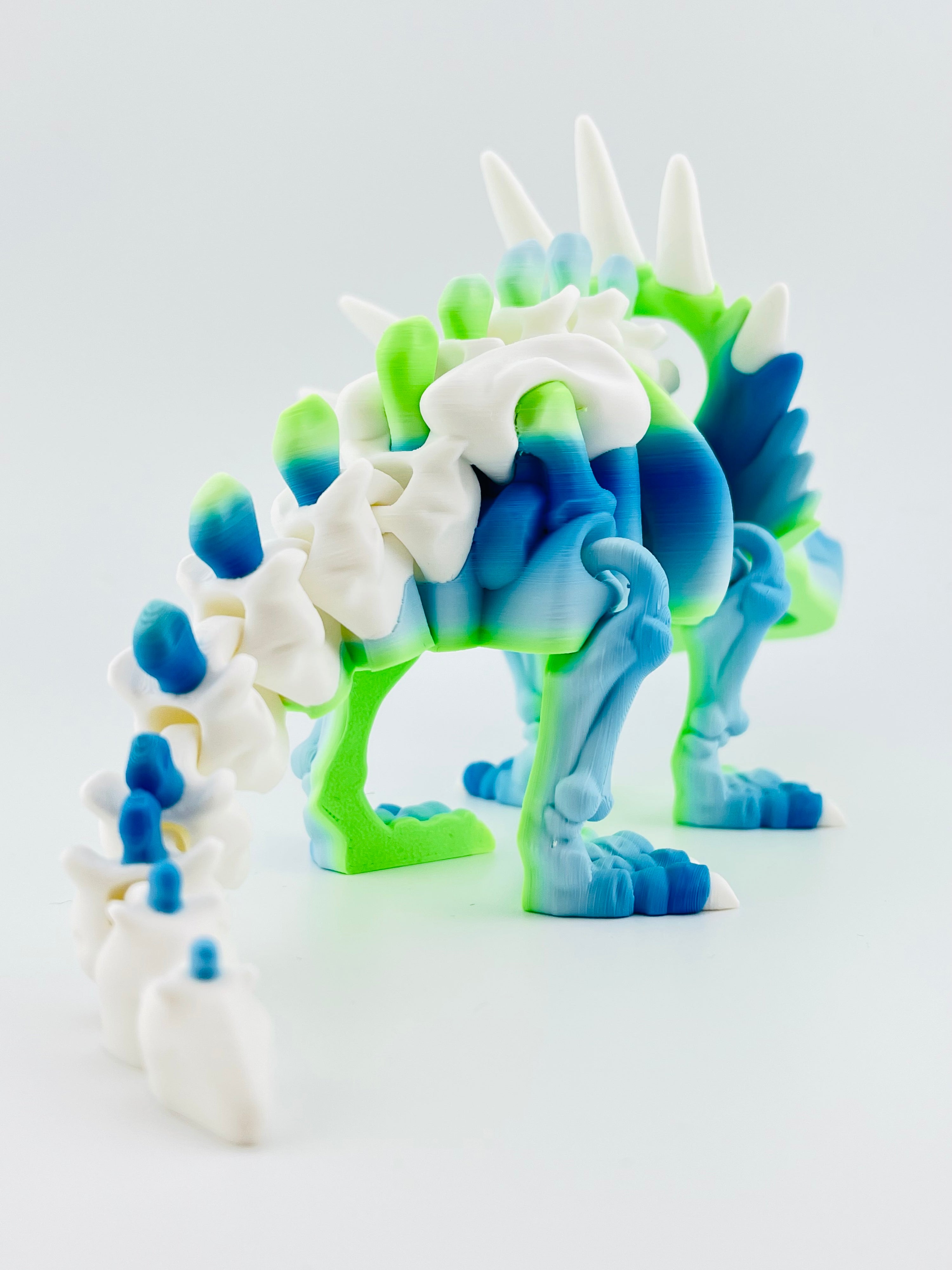 Skeleton Styracosaurus Meadow Fidget