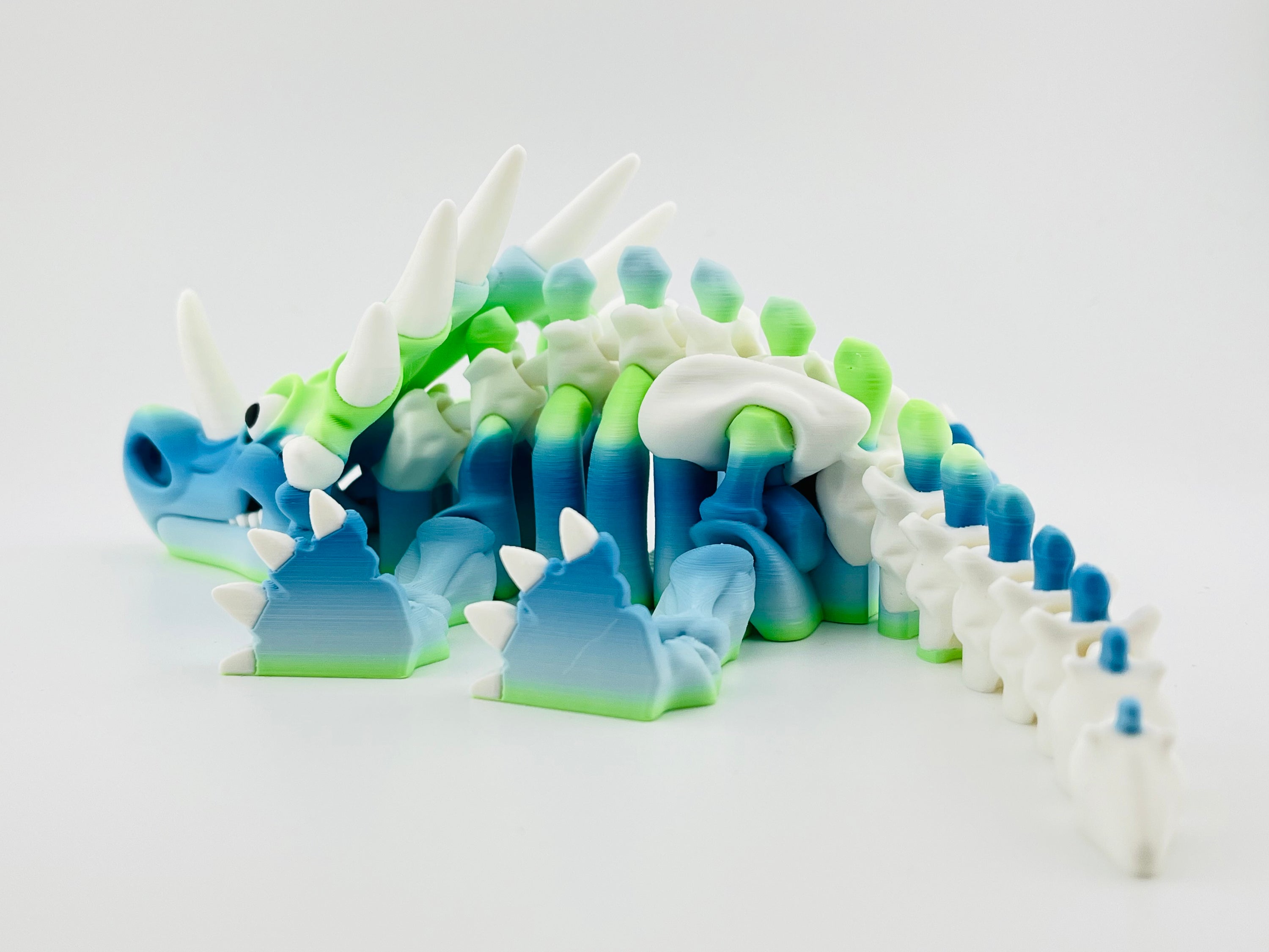 Skeleton Styracosaurus Meadow Fidget