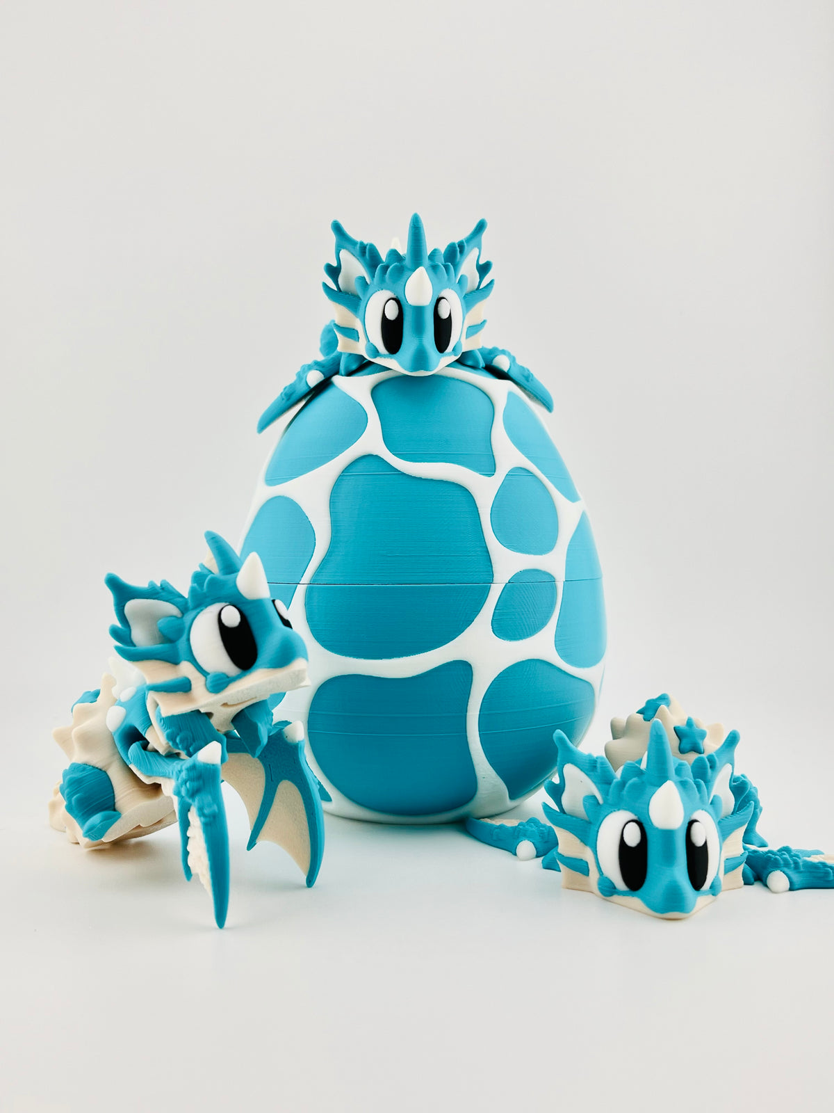 Seashell Egg and Seashell Dragon set