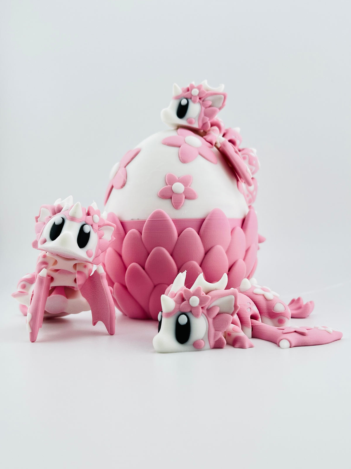 Cherry Blossom Egg and Cherry Blossom Dragon