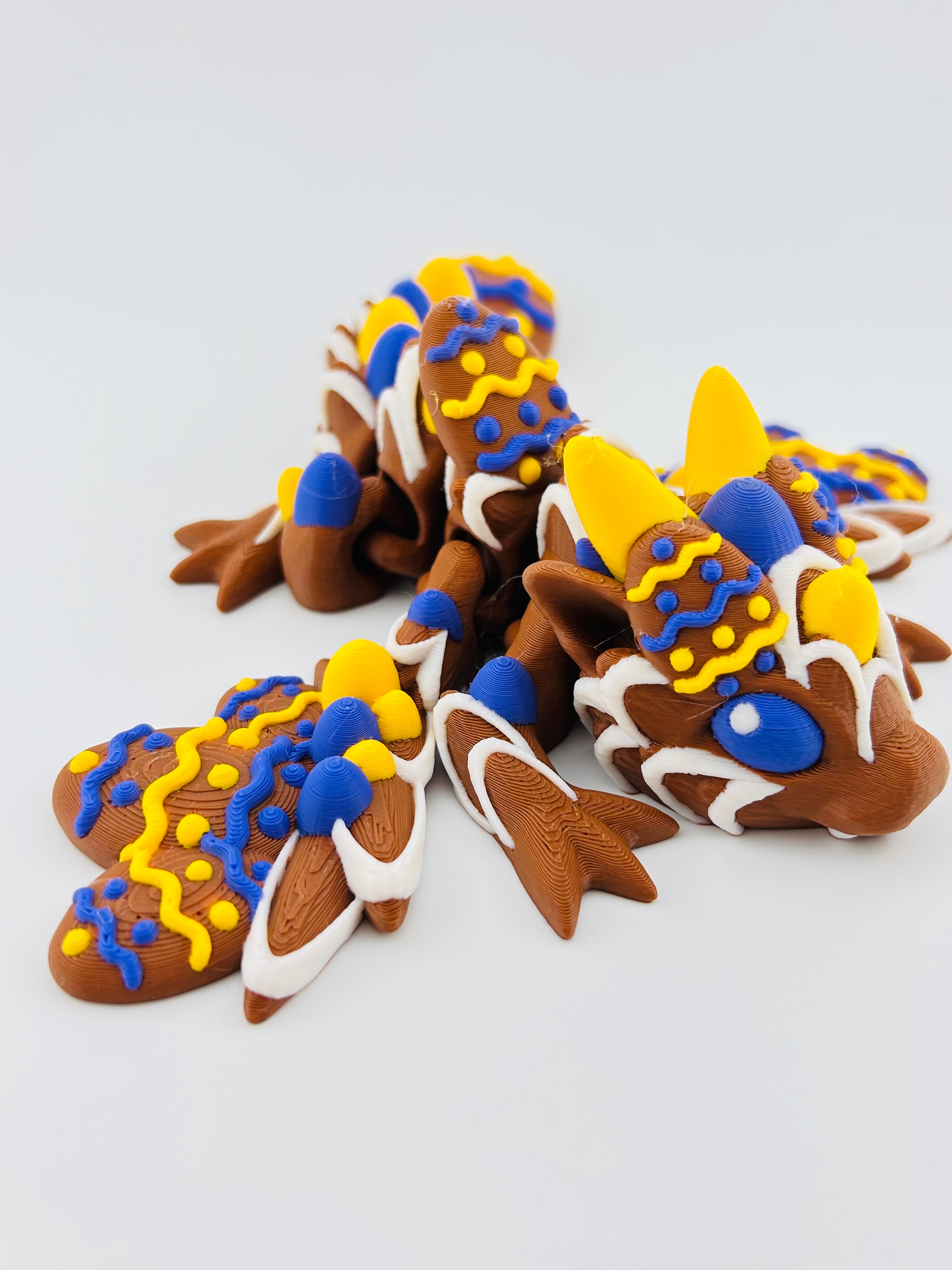 Tiny Easter Cookie Dragon Fidget Toy