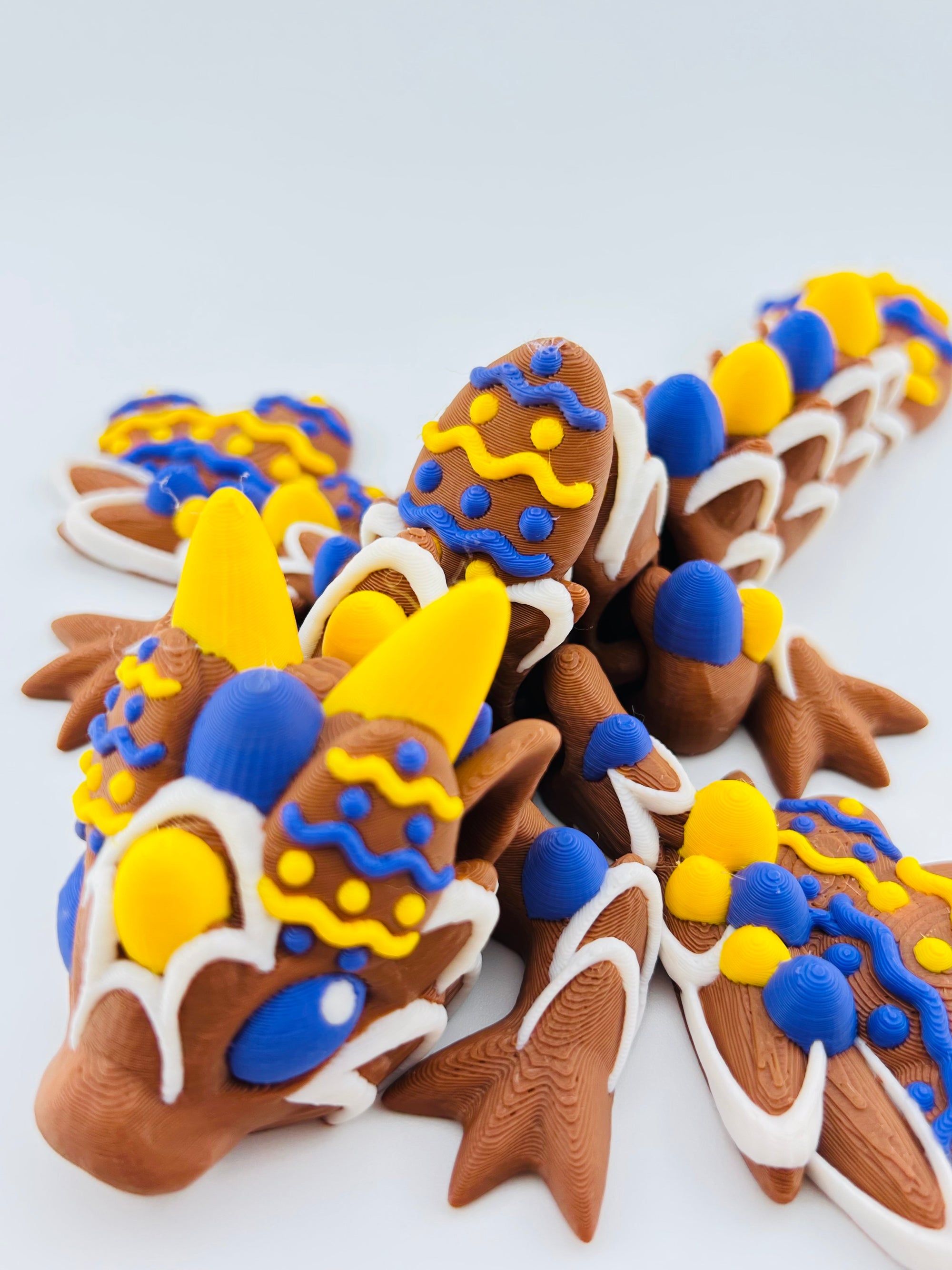 Tiny Easter Cookie Dragon Fidget Toy