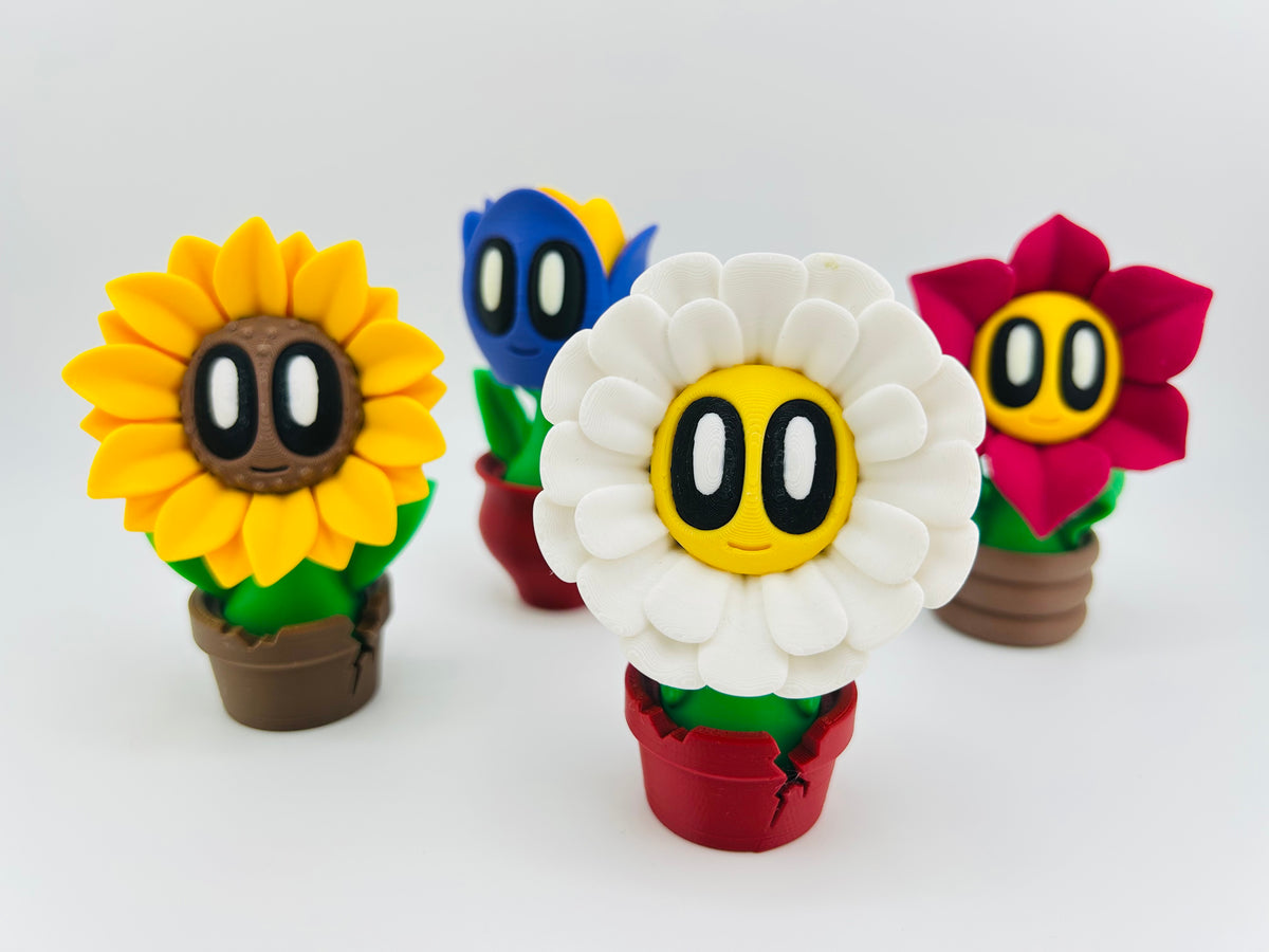 White Daisy Fidget Toy