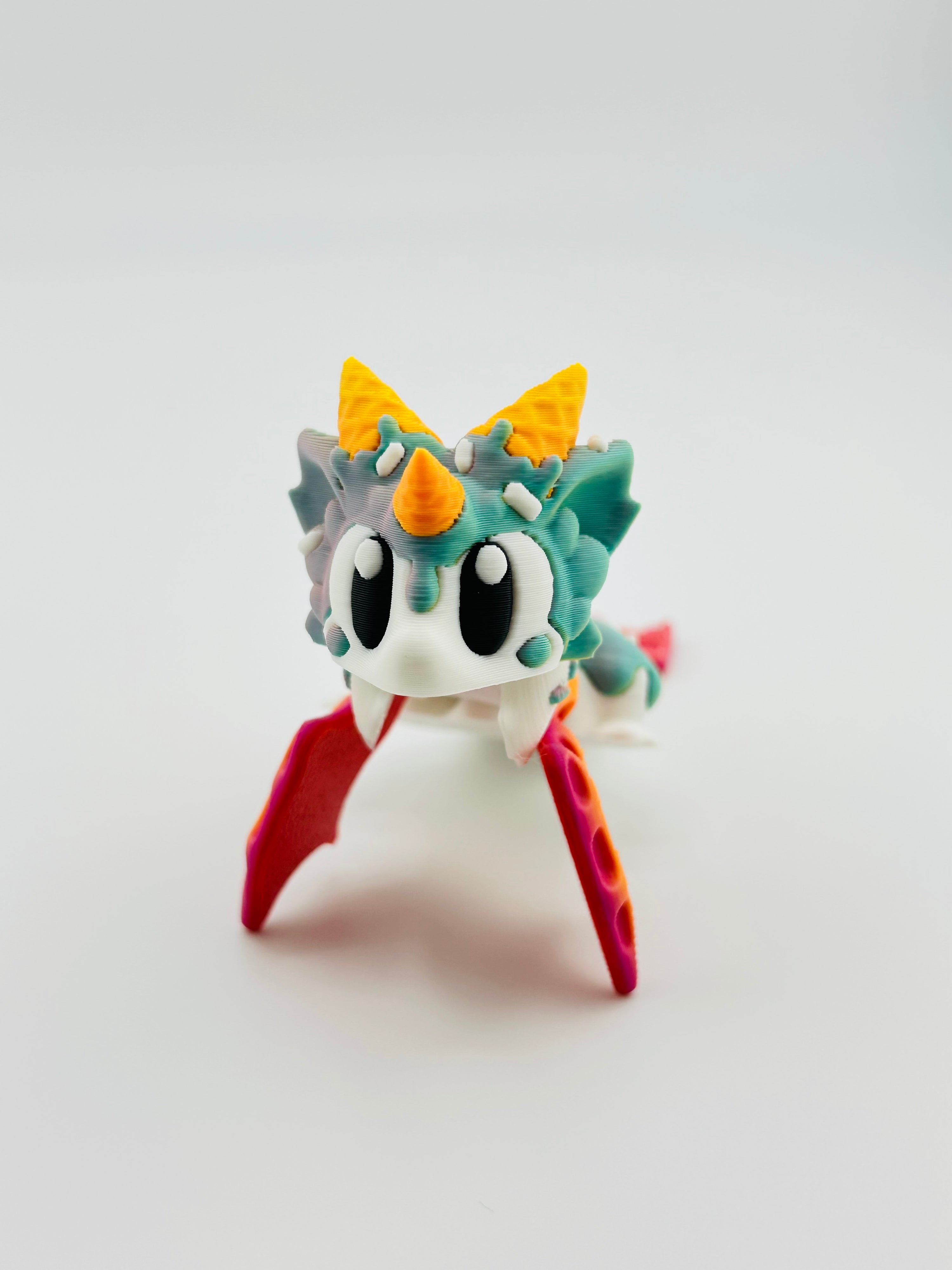 Sugar Rush Dragon Orange With Red Wings