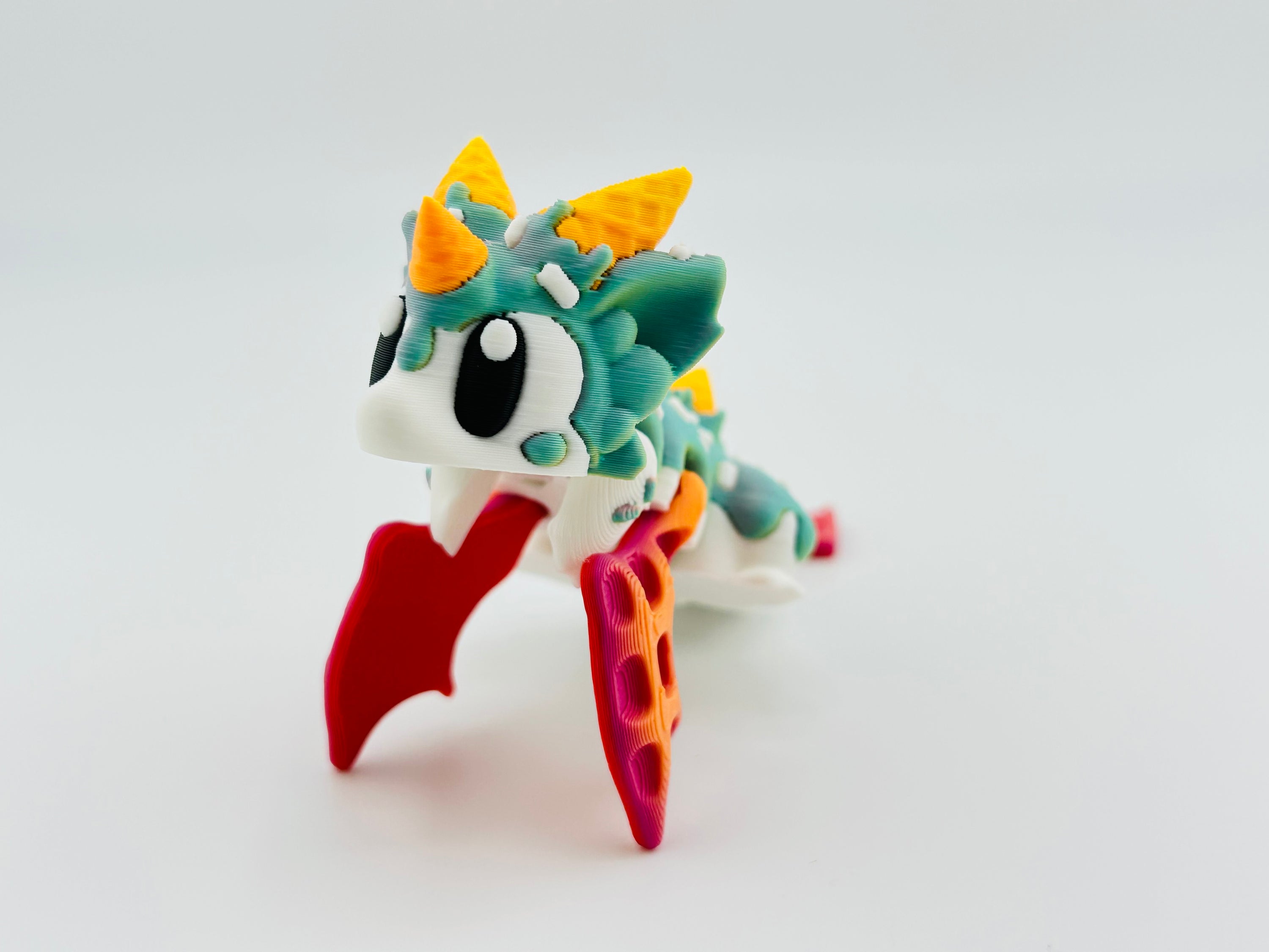 Sugar Rush Dragon Orange With Red Wings