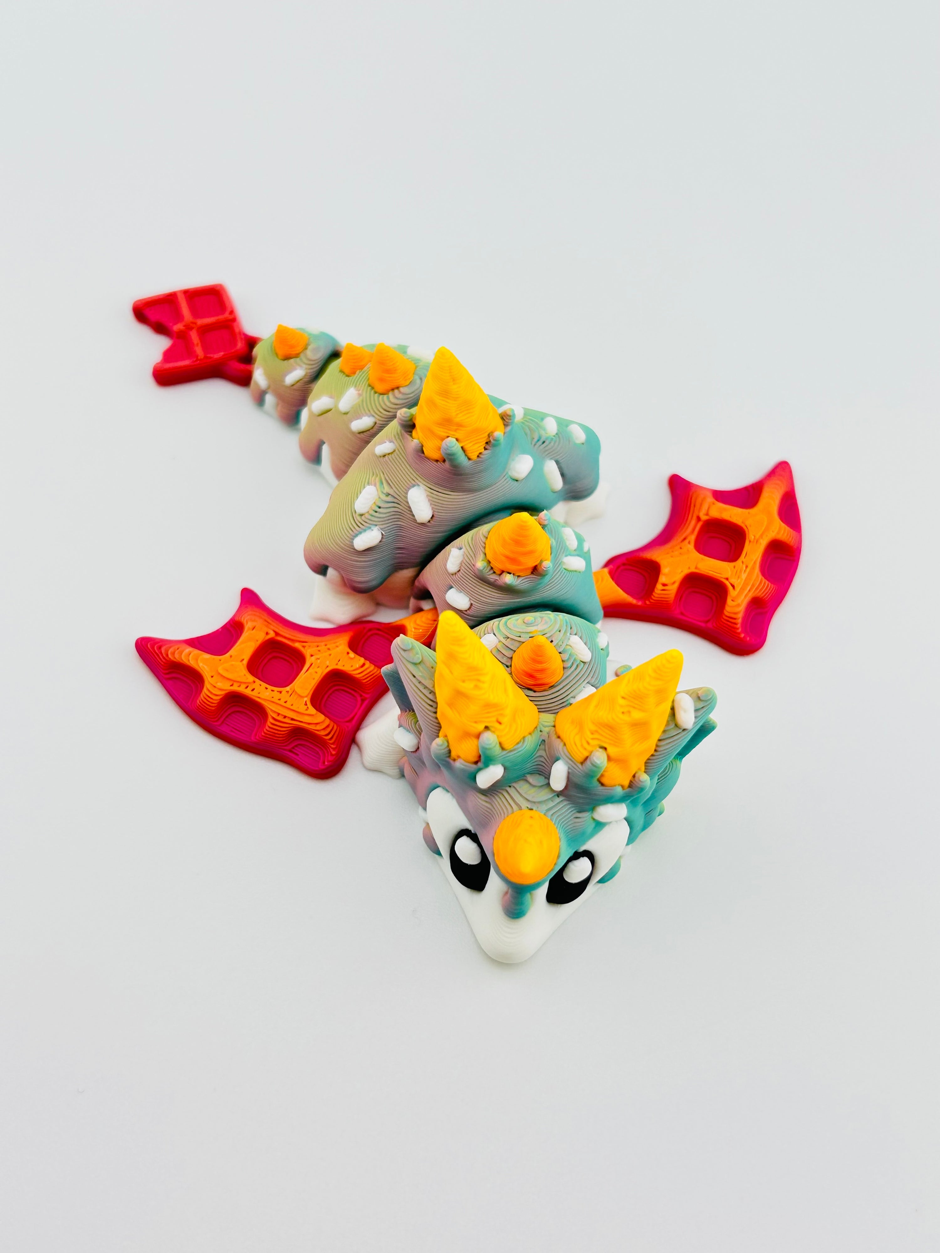 Sugar Rush Dragon Orange With Red Wings