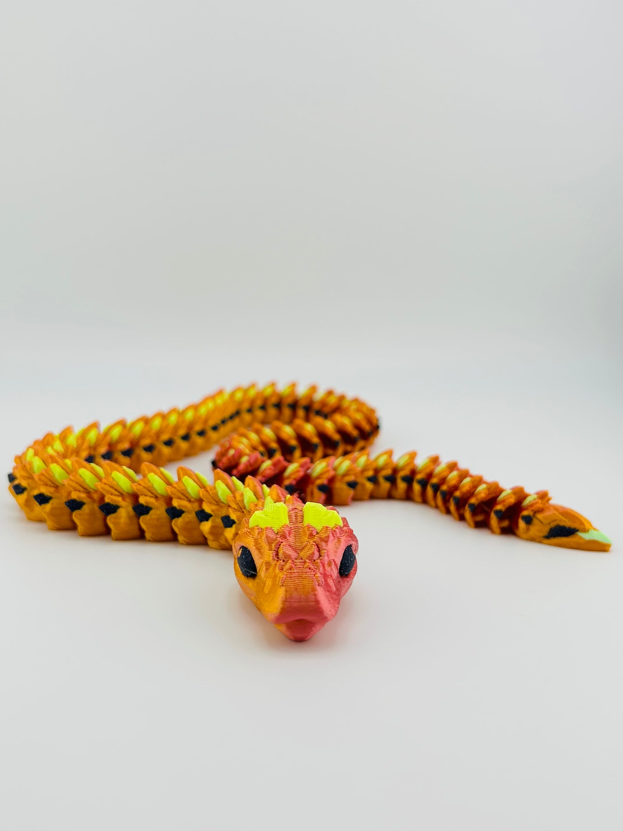Crystal Snake Silk Pink Fidget Toy