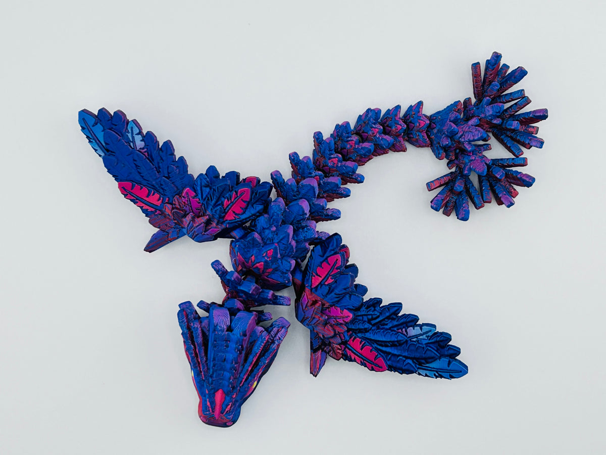 Baby Flying Serpent Blue Fidget Toy