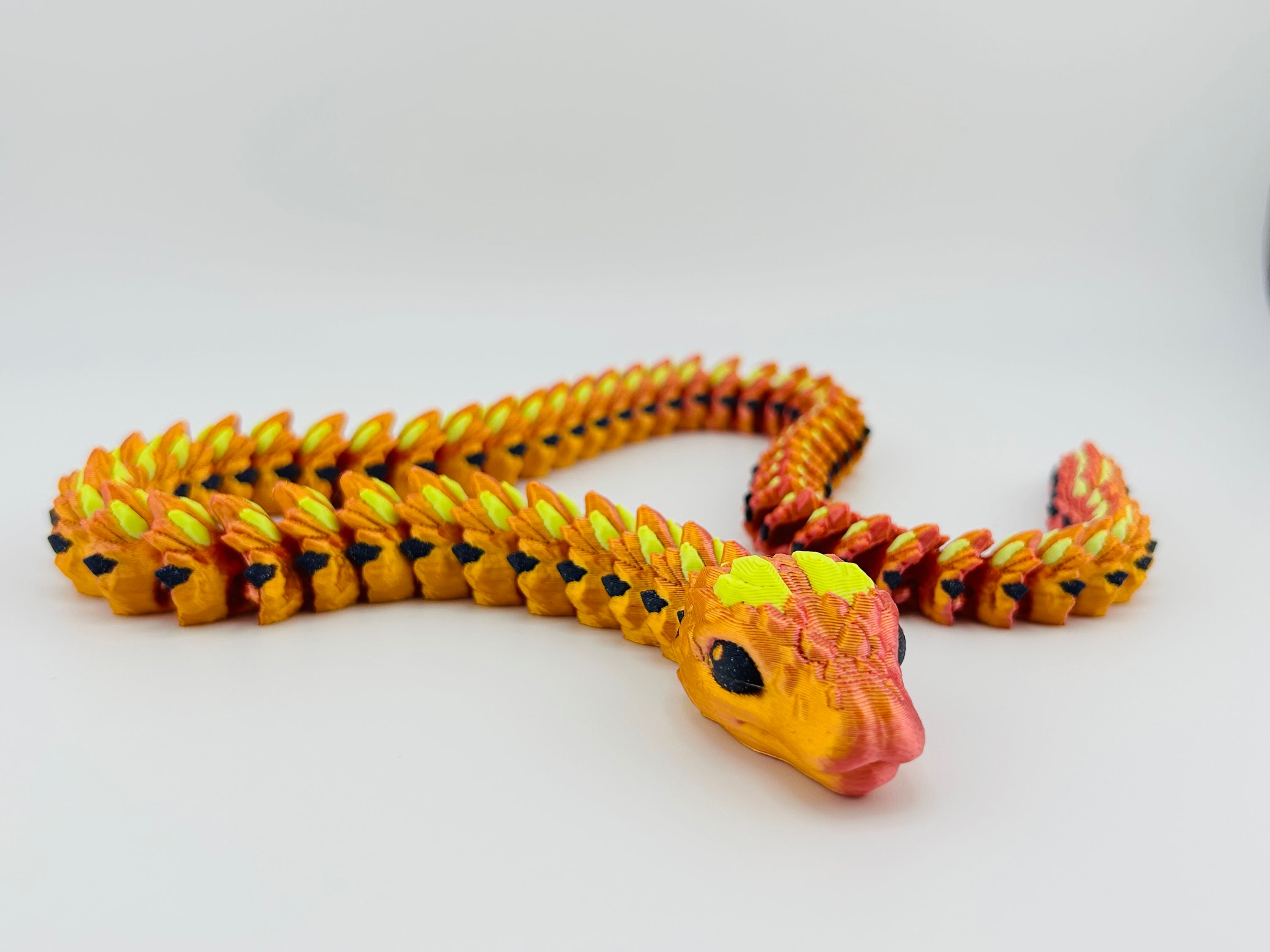 Crystal Snake Silk Pink Fidget Toy