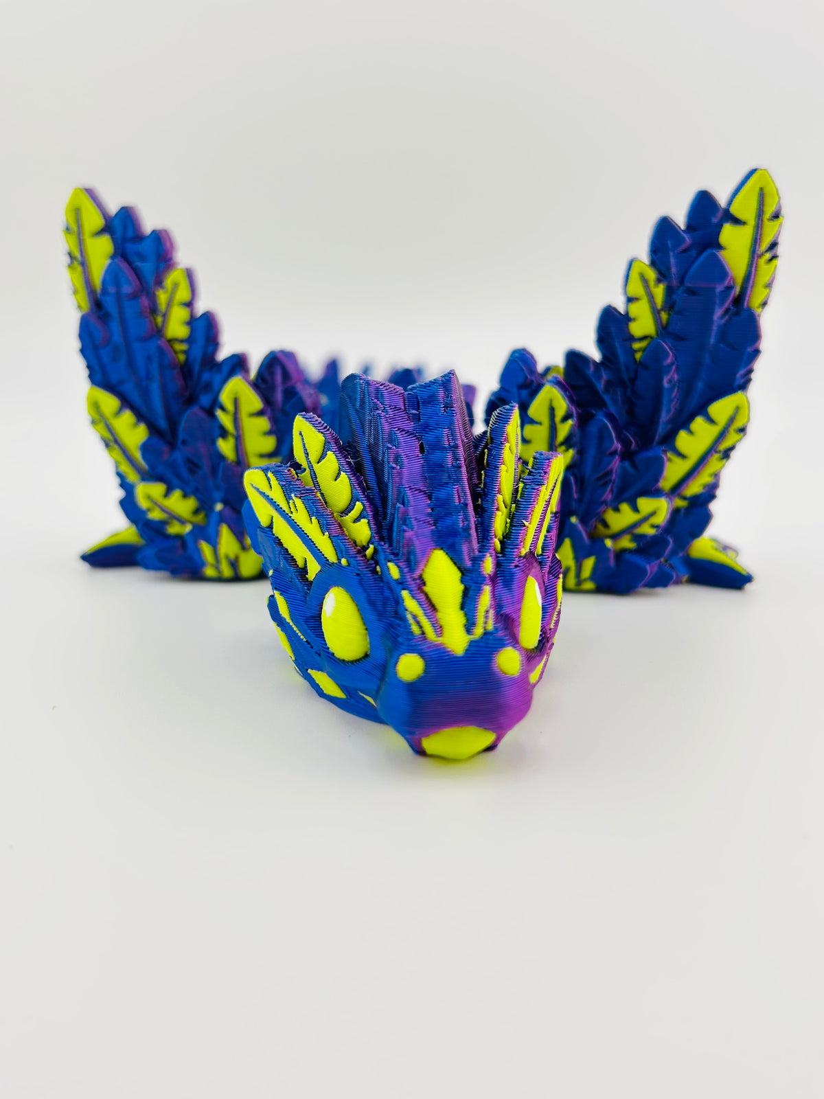 Baby Flying Serpent Lime Fidget Toy