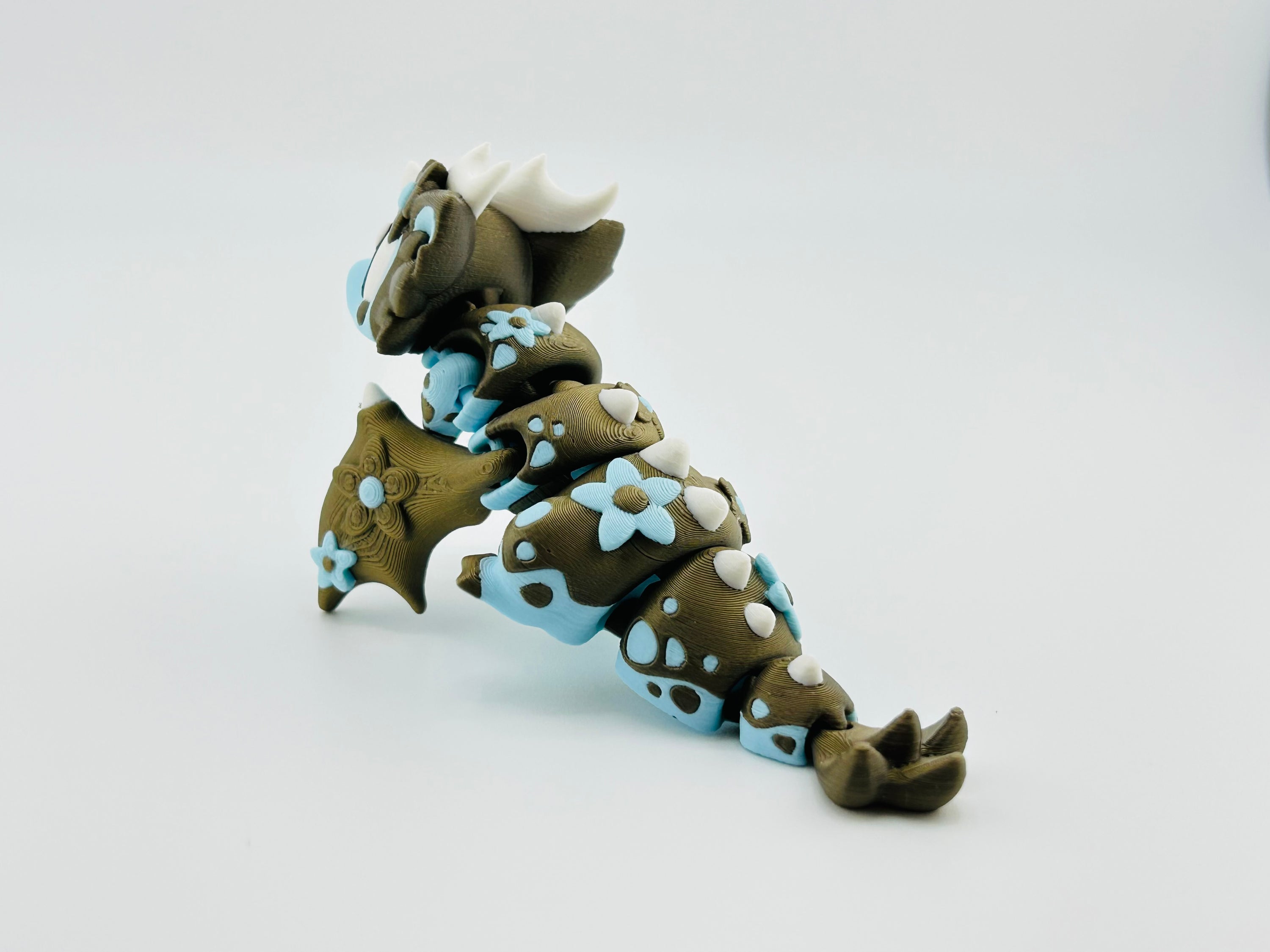 Blossom Dragon Blue And Gold