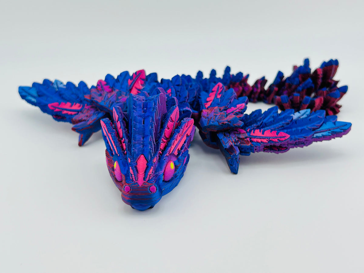 Baby Flying Serpent Blue Fidget Toy
